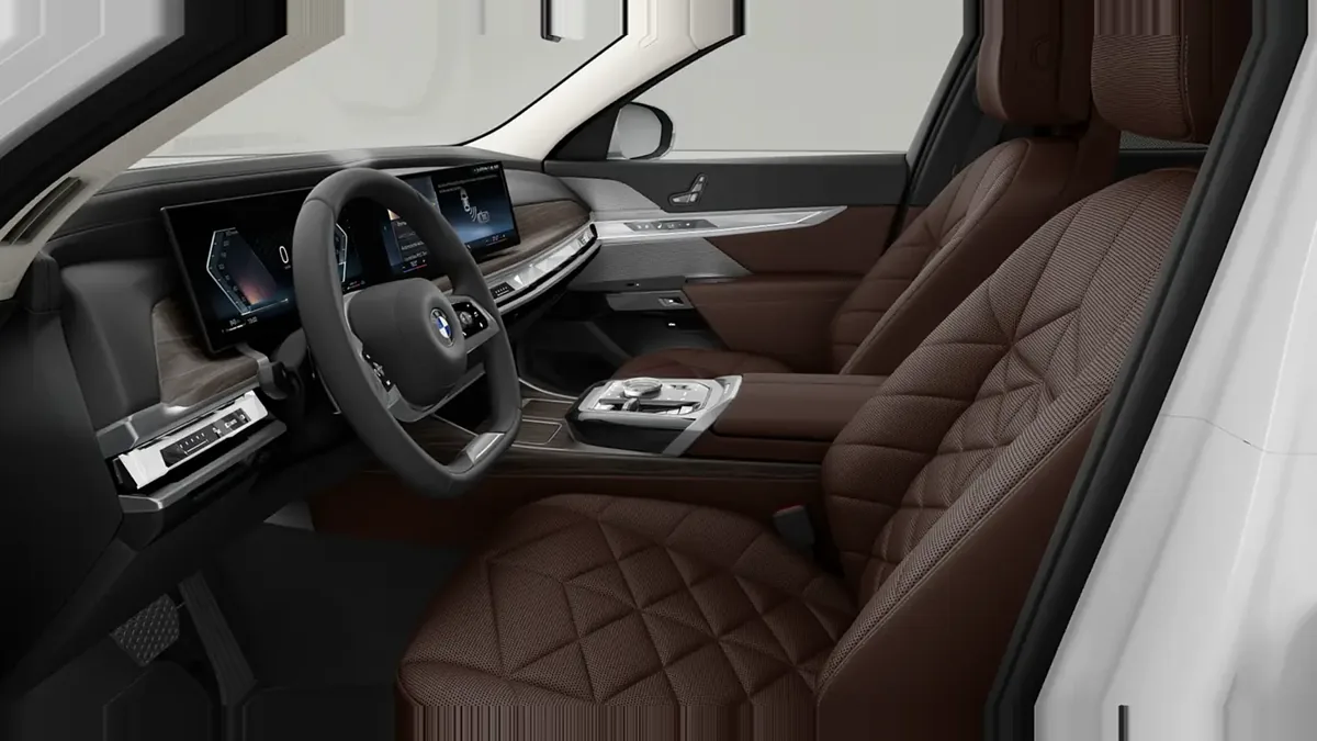 BMW Serie 7 740d xDrive en renting — Interior