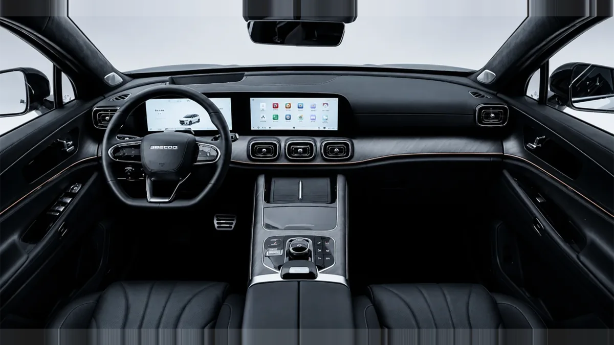 Jaecoo 8 PHEV Exclusive 1.5 TGDI 3DHT AWD 7p. en renting — Trasera