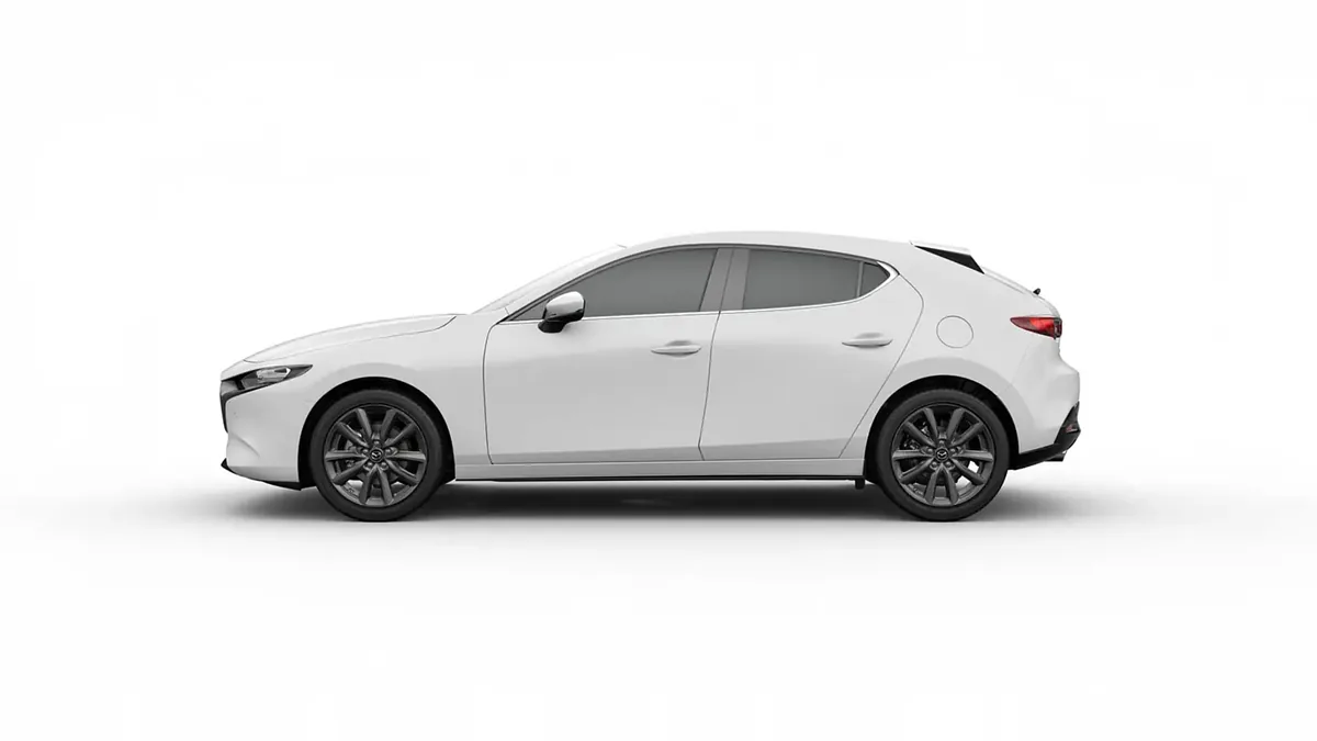 Mazda 3 2.5L e-Skyactiv G MHEV 140CV 6AT Centre-Line en renting — Lateral