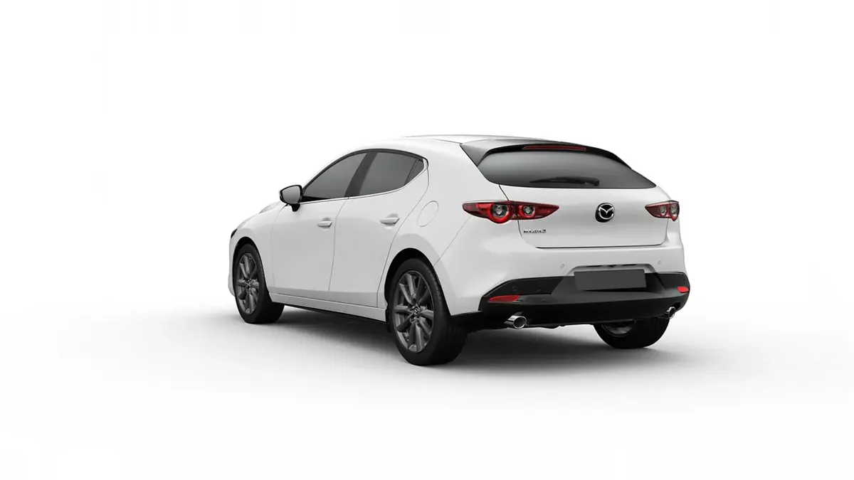Mazda 3 2.5L e-Skyactiv G MHEV 140CV 6AT Centre-Line en renting — Trasera
