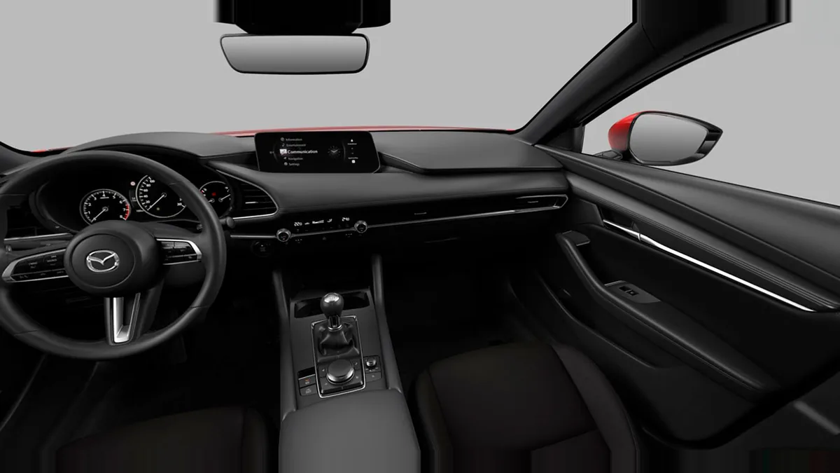 Mazda 3 2.5L e-Skyactiv G MHEV 140CV 6AT Centre-Line RD en renting — Interior