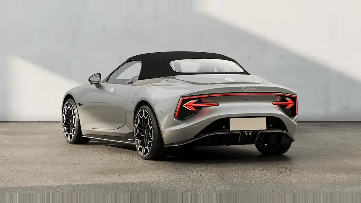 MG Cyberster Trophy Single Motor en renting — Lateral