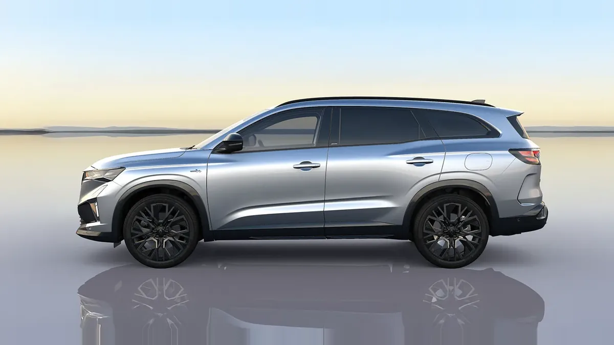 Renault Espace Espirit Alpine Full Hybrid E-Tech 146kW 7p en renting — Lateral